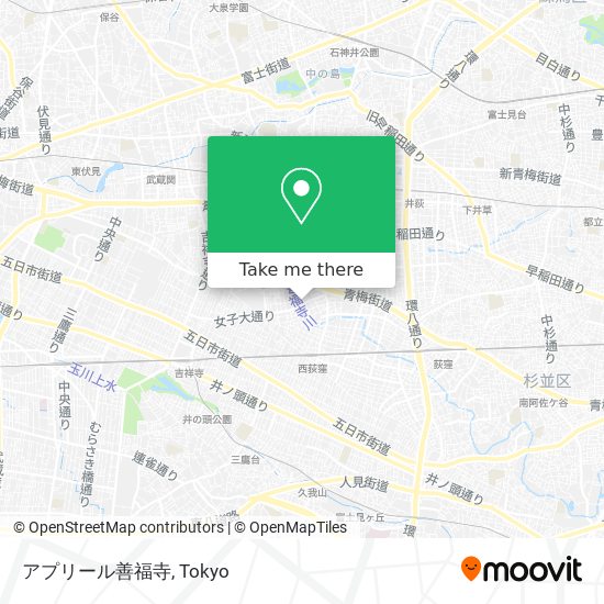 アプリール善福寺 map