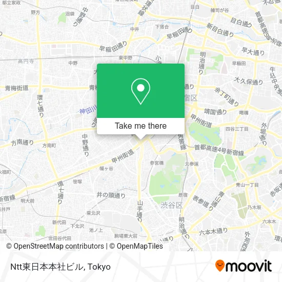 Ntt東日本本社ビル map