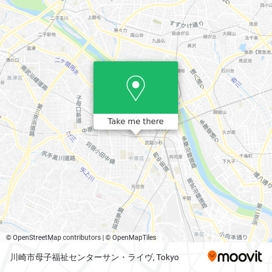 川崎市母子福祉センターサン・ライヴ map