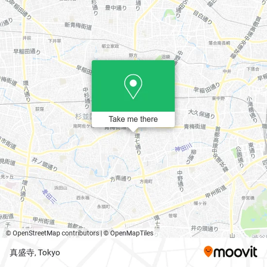 真盛寺 map