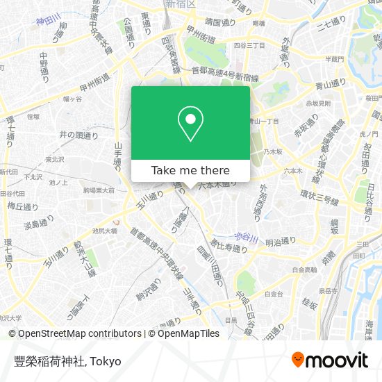 豐榮稲荷神社 map