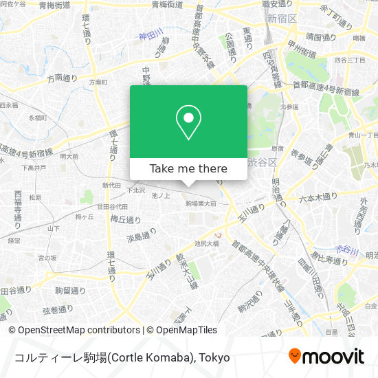 コルティーレ駒場(Cortle Komaba) map