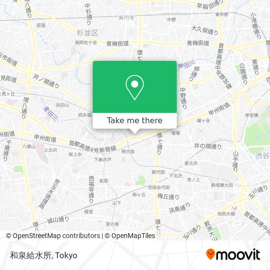 和泉給水所 map