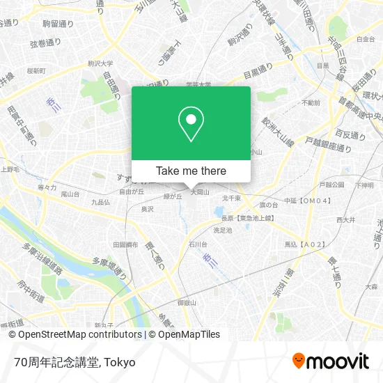 70周年記念講堂 map
