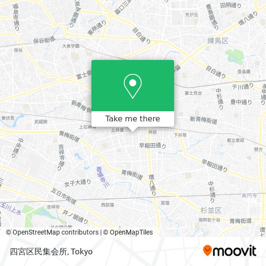 四宮区民集会所 map