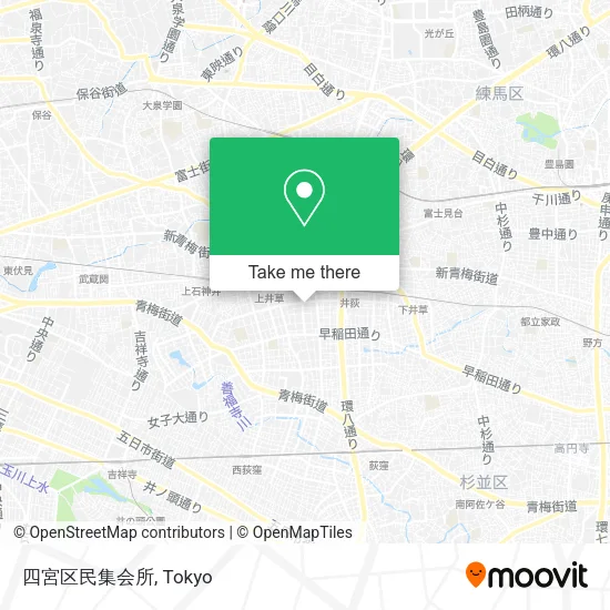 四宮区民集会所 map