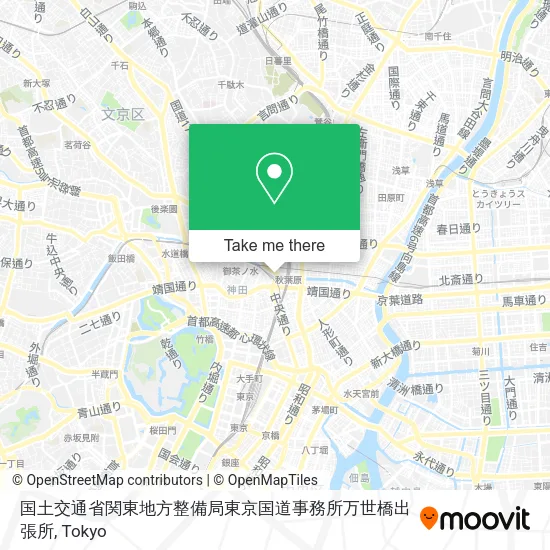 国土交通省関東地方整備局東京国道事務所万世橋出張所 map