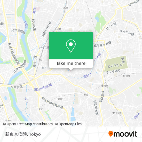 新東京病院 map