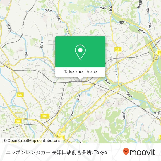 ニッポンレンタカー 長津田駅前営業所 map