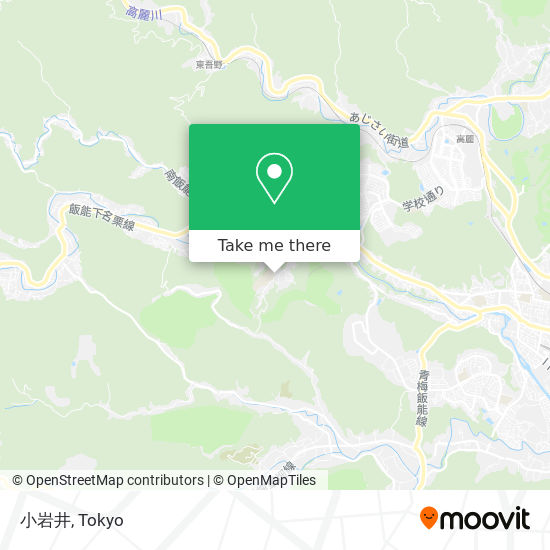 小岩井 map