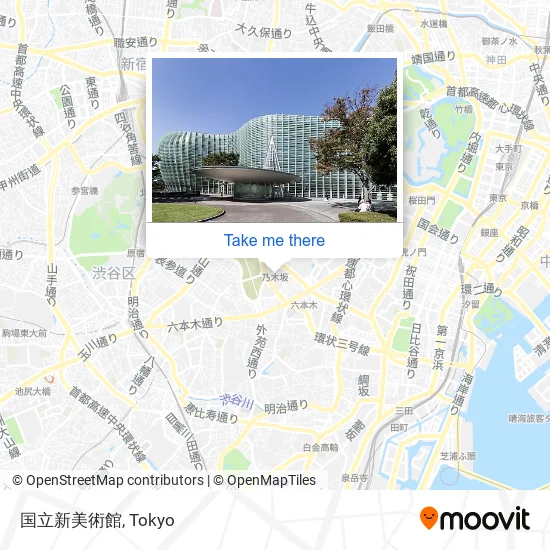 国立新美術館 map