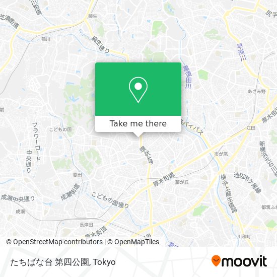 たちばな台 第四公園 map