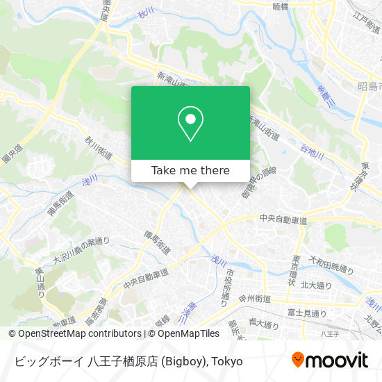 ビッグボーイ 八王子楢原店 (Bigboy) map