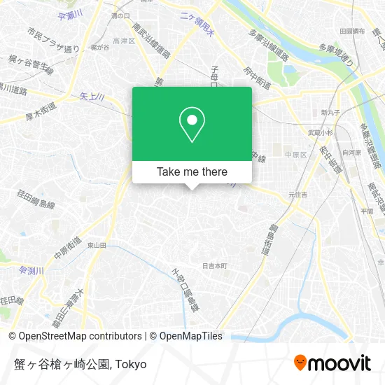 蟹ヶ谷槍ヶ崎公園 map