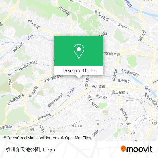 横川弁天池公園 map