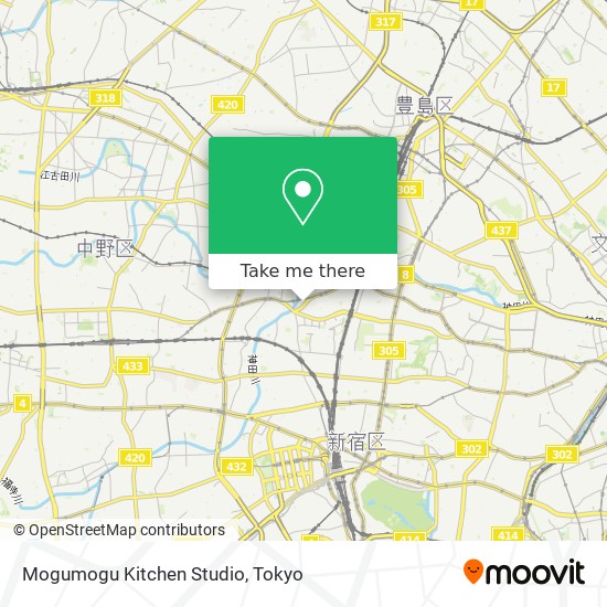 Mogumogu Kitchen Studio map