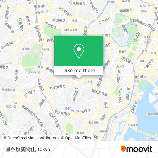 星条旗新聞社 map