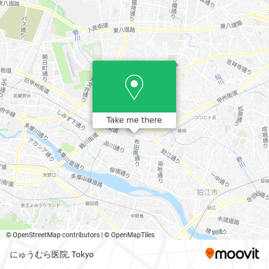 にゅうむら医院 map