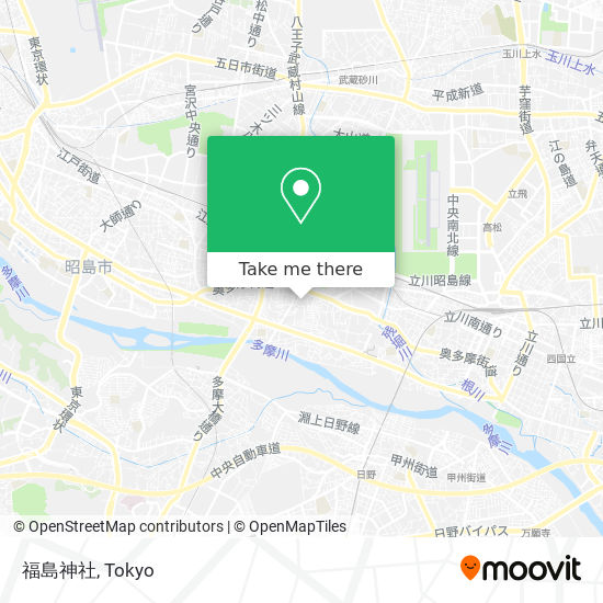 福島神社 map
