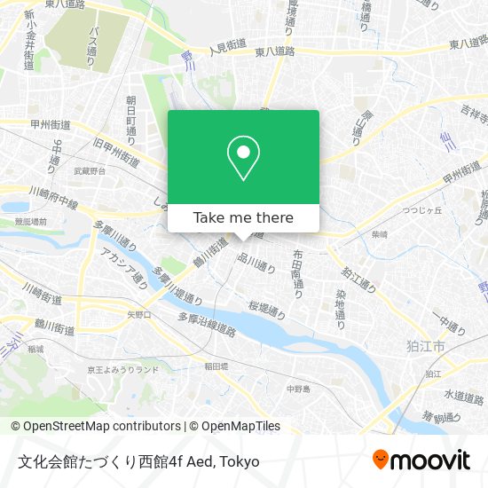 文化会館たづくり西館4f Aed map