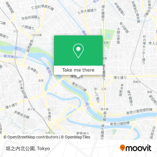 Horinouchi North Park map