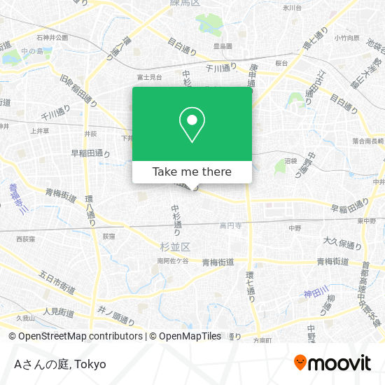 Aさんの庭 map