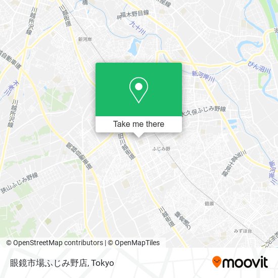 眼鏡市場ふじみ野店 map