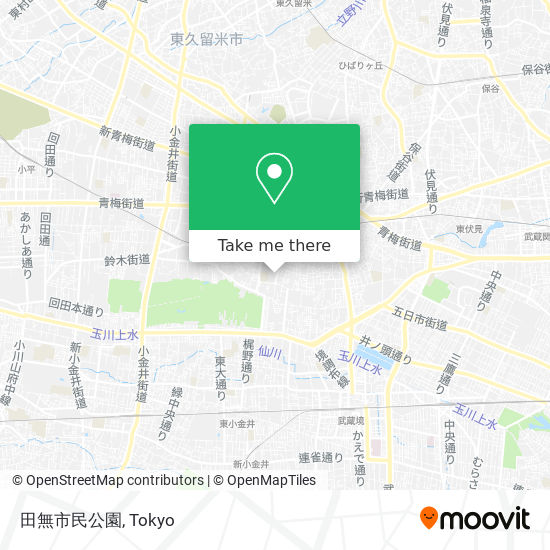 田無市民公園 map