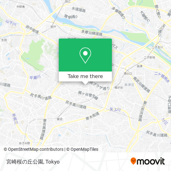 宮崎桜の丘公園 map