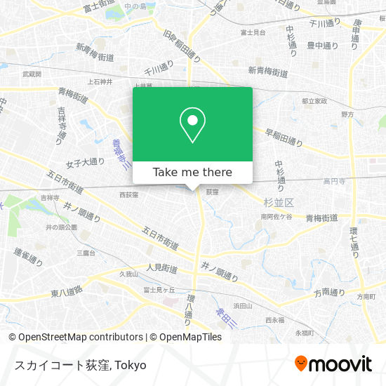 スカイコート荻窪 map