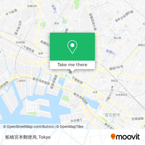 船橋宮本郵便局 map