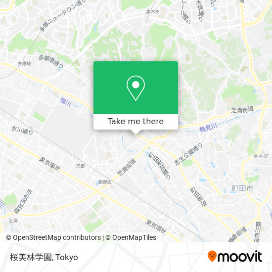 桜美林学園 map
