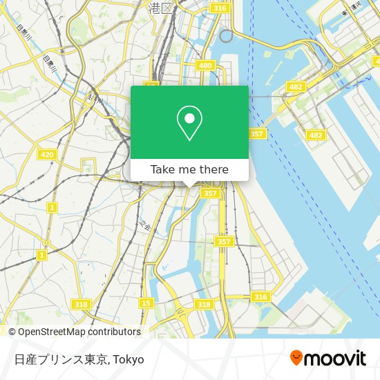 日産プリンス東京 map