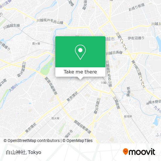 白山神社 map