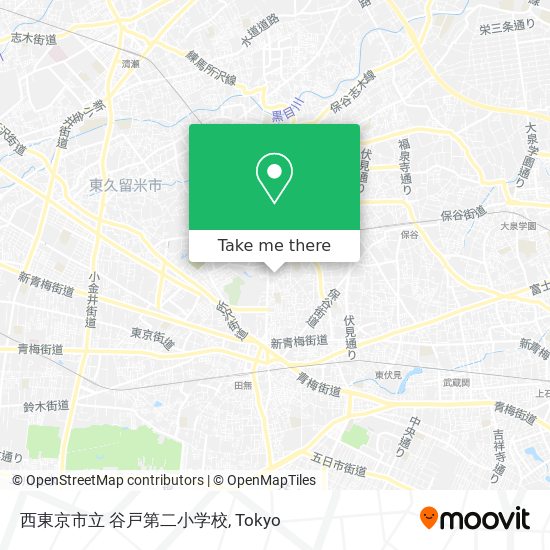 西東京市立 谷戸第二小学校 map