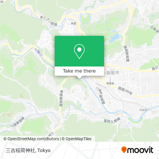 三吉稲荷神社 map