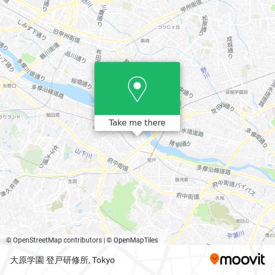 大原学園 登戸研修所 map