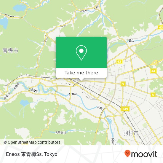 Eneos 東青梅Ss map