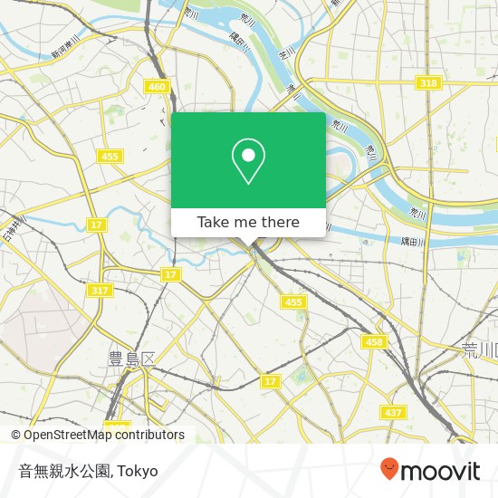 音無親水公園 map