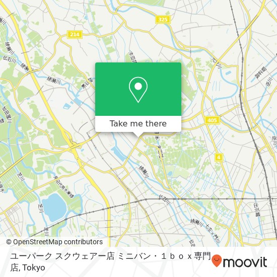 ユーパーク スクウェアー店 ミニバン・１ｂｏｘ専門店 map