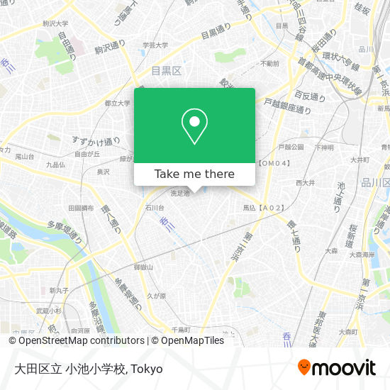 大田区立 小池小学校 map