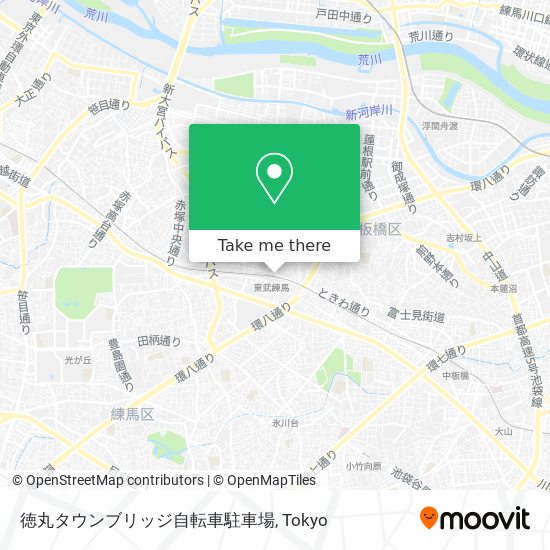 徳丸タウンブリッジ自転車駐車場 map