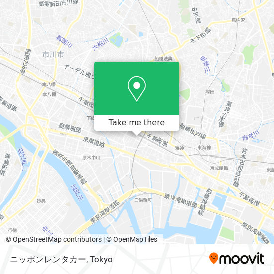 ニッポンレンタカー map