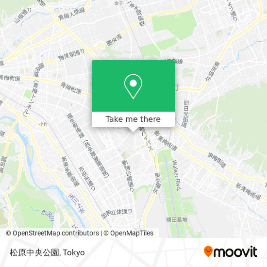松原中央公園 map