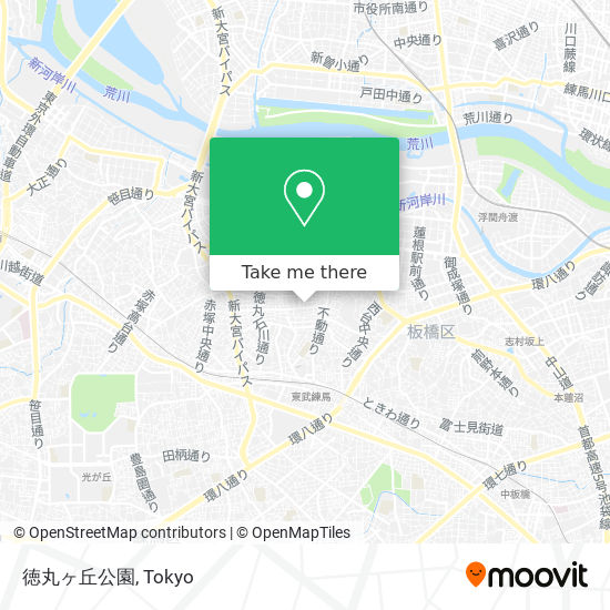 徳丸ヶ丘公園 map