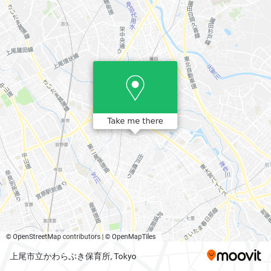 上尾市立かわらぶき保育所 map