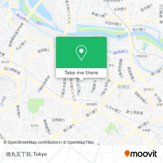 徳丸五丁目 map