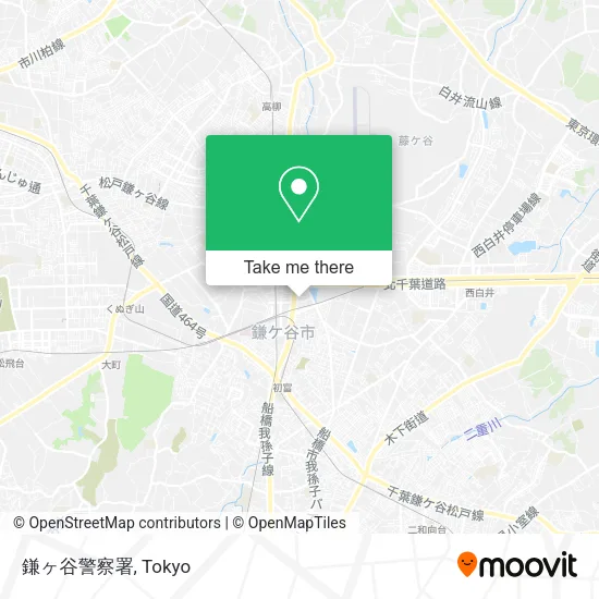 鎌ヶ谷警察署 map