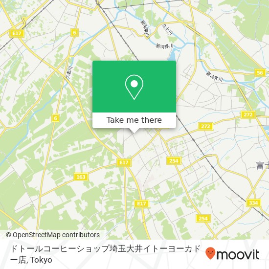 ドトールコーヒーショップ埼玉大井イトーヨーカドー店 map