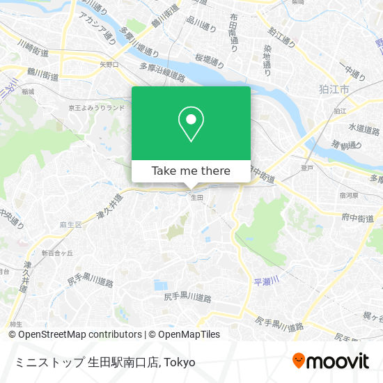 ミニストップ 生田駅南口店 map